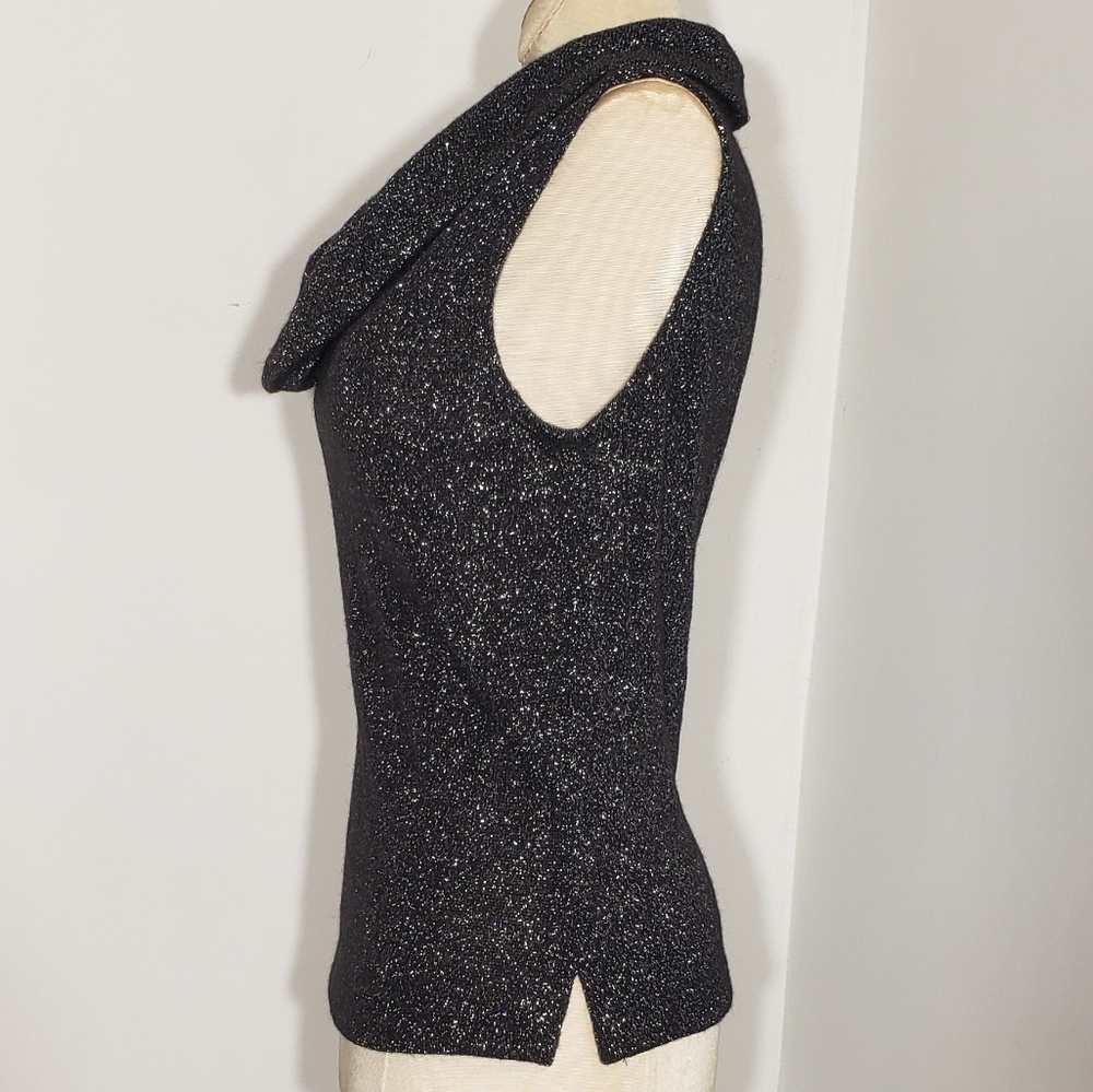 La Belle cowl neck sleeveless top size Large - Picture 3 of 5